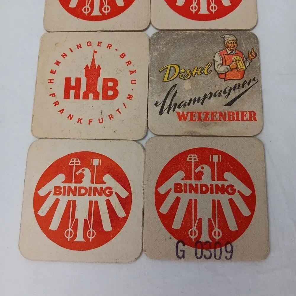 Vintage Barware Binding Bier Coaster Germany